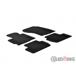 Original Gledring Passform Fußmatten Gummimatten 4 Tlg. Loch Fix. - Mitsubishi Outlander 2010->